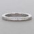 "Channel" Eternity Band in White